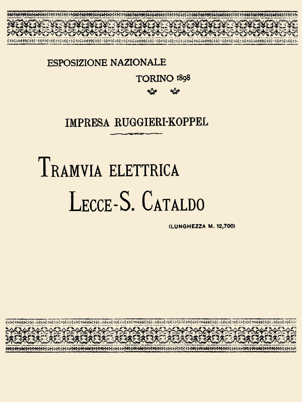 Relazione per l'Esposizione Nazionale del 1898